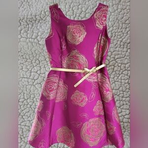 Floral Pink Kids Dress